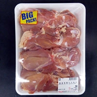 国産　若鶏モモ肉　大パック　１ｋｇ