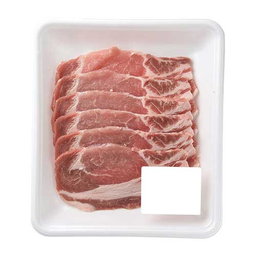 国産豚　生姜焼き用（ロース）　大（２６０ｇ）解凍含む