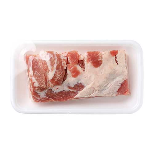 国産豚　ブロック肉（バラ）　小（２５０ｇ）