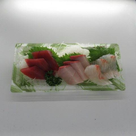 【お刺身】盛り合わせ(３点盛り　各３切）内容は日により変わります