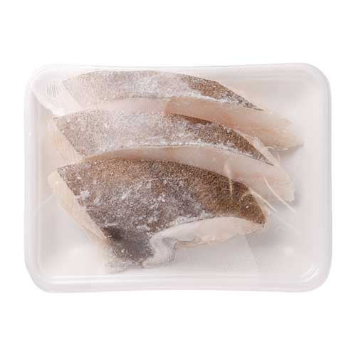 『冷凍』　ノルウェー産他外国産　からすかれい　３切　（１切１２０ｇ）