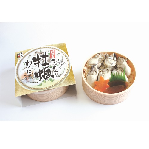 『消費期限当日２２時』　福山駅　ふっくら牡蠣わっぱ　１個