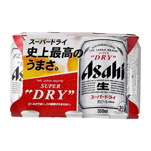 アサヒ　スーパードライ　３５０ｍｌ×６