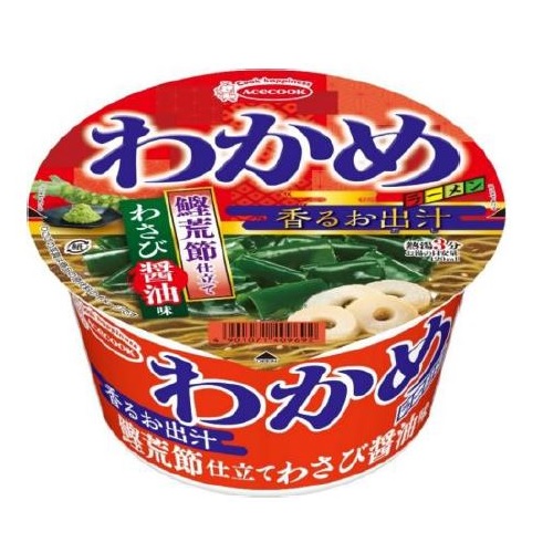 エースコック　わかめラーメン　香るお出汁　鰹荒節仕立てわさび醤油味　７１ｇ