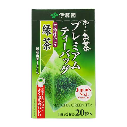 伊藤園　プレミアムティーバッグ緑茶  　１．８ｇ×２０Ｐ