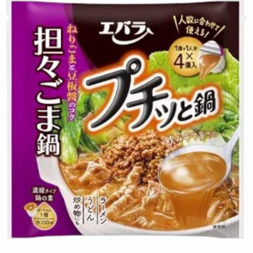 エバラ　プチッと鍋　担々ごま鍋　４０ｇＸ４