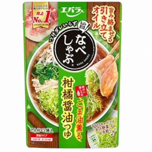 エバラ　なべしゃぶ　柑橘醤油つゆ　１００ｇ×２