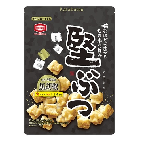 亀田　堅ぶつ黒胡椒　１４０ｇ
