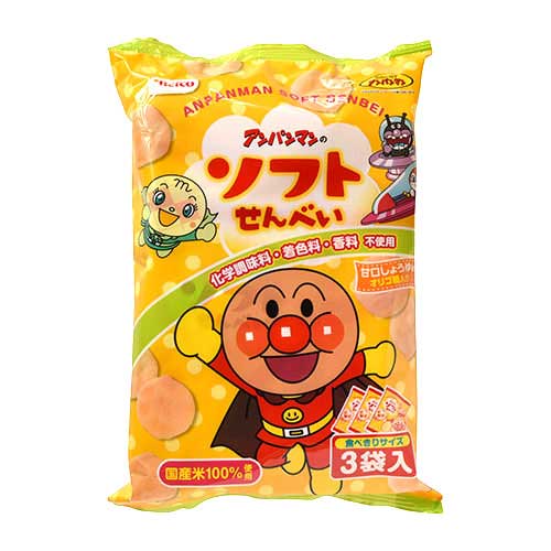 栗山　アンパンマンのソフトせんべい　４８ｇ