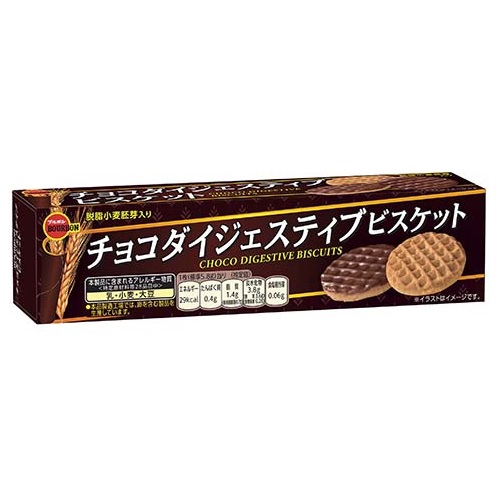 ブルボン　チョコダイジェスティブビスケット　１６枚