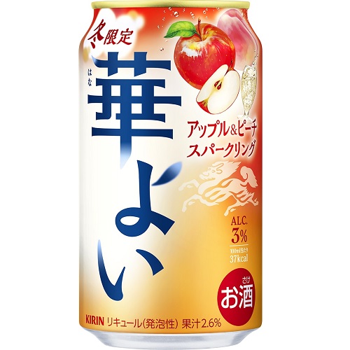 キリン　華よい　アップル&ピーチスパークリング　３５０ｍｌ