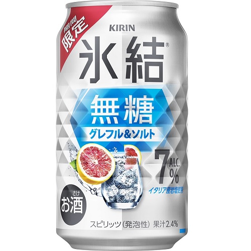 キリン　氷結　無糖　グレフル＆ソルト　７％　３５０ｍｌ