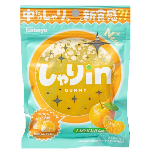 カバヤ食品　しゃりｉｎグミ　みかん　５２ｇ