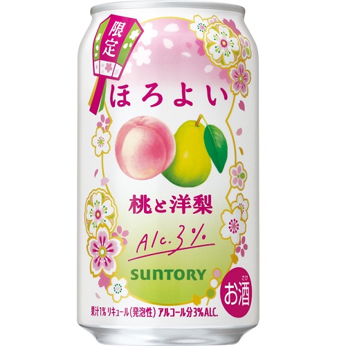 サントリー　ほろよい　桃と洋梨　３５０ｍｌ