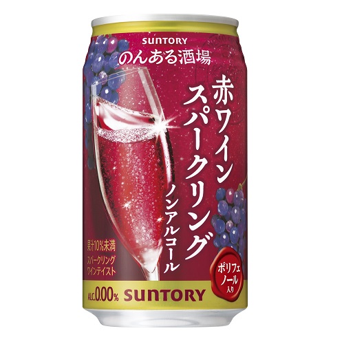 サントリー　のんある酒場　赤ワインスパークリング　３５０ｍｌ