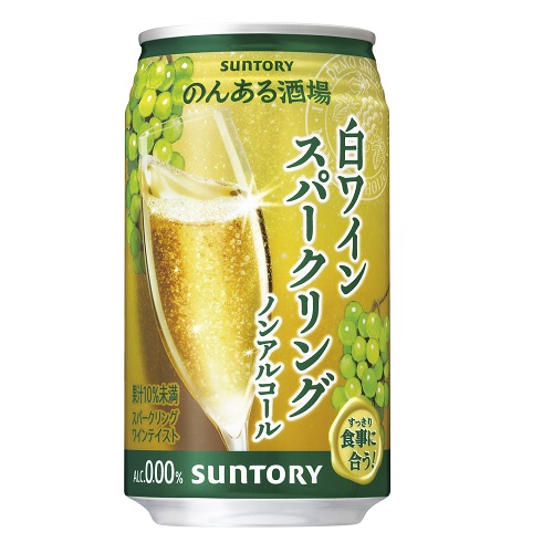 サントリー　のんある酒場　白ワインスパークリング　３５０ｍｌ