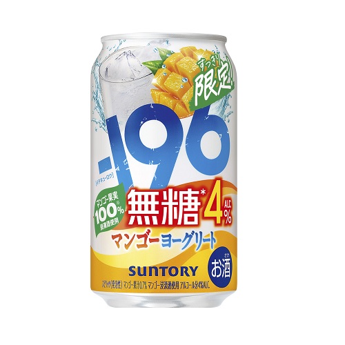 サントリー　－196無糖　＜マンゴーヨーグリート＞　ＡＬＣ．４％　３５０ｍｌ