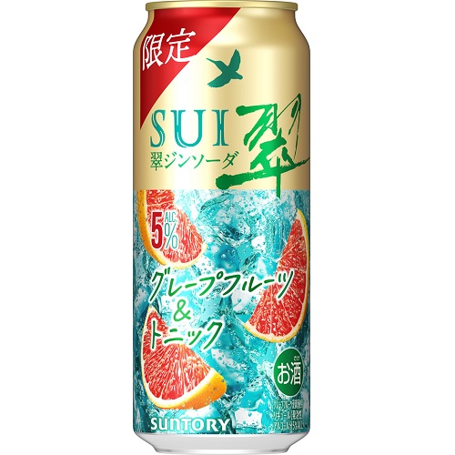 サントリー　翠ジンソーダ　グレープフルーツ＆トニック　５００ｍｌ
