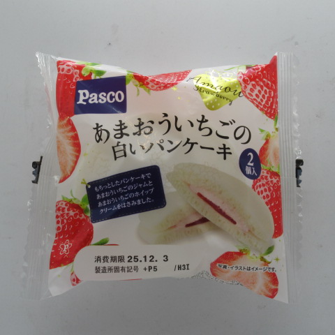 パスコ　あまおういちごの白いパンケーキ　２個