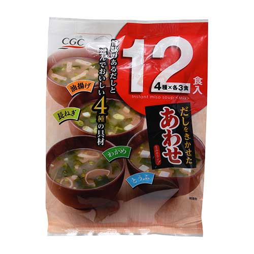 ＣＧＣ　あわせ味噌汁　４種×各３食