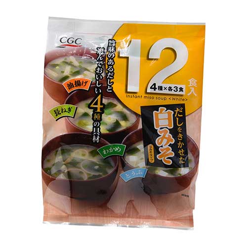 ＣＧＣ　白みそ汁　４種×各３食
