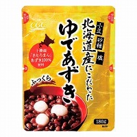 ＣＧＣ　北海道産にこだわったゆであずき　１８０ｇ