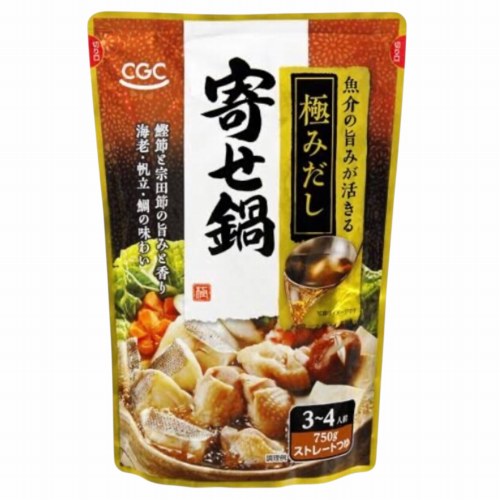 ＣＧＣ　極みだし鍋つゆ　寄せ鍋　７５０ｇ