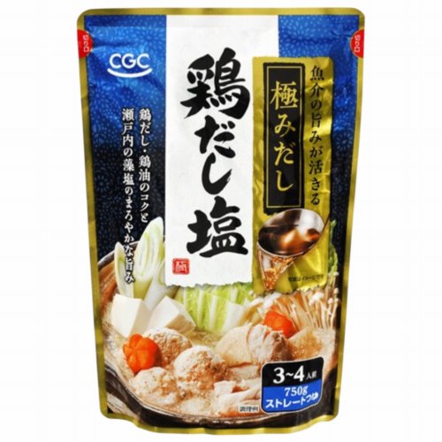ＣＧＣ　極みだし鍋つゆ　鶏だし塩　７５０ｇ