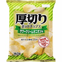 ＣＧＣ　厚切りポテトチップス　サワークリームオニオン味　１６０ｇ
