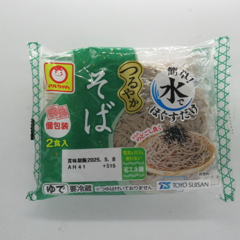 マルちゃん　つるやか　ざるそば　１８０ｇ×２