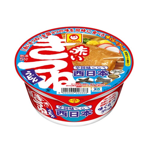 マルちゃん　全国味くらべ赤いきつね　西　９６ｇ