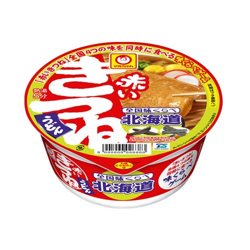 マルちゃん　全国味くらべ赤いきつね北海道　９６ｇ