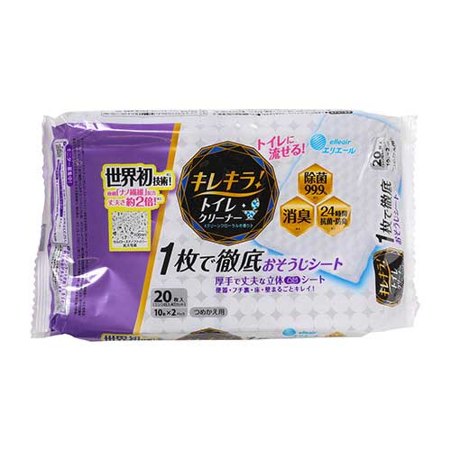 エリエール　キレキラ　トイレシート　詰替　２０枚入