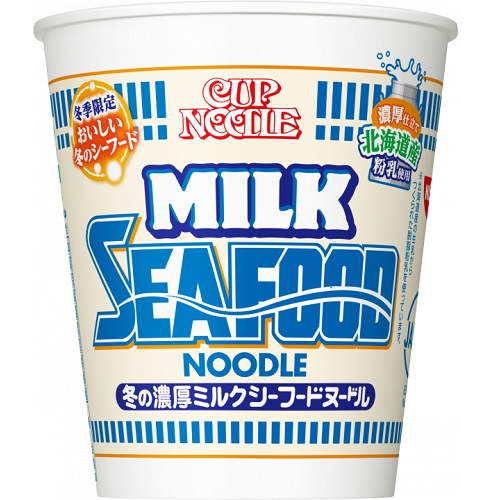 日清　カップヌードル　冬の濃厚ミルクシーフードヌードル　８０ｇ