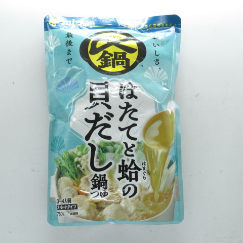 ミツカン　〆鍋ほたてと蛤の貝だし鍋つゆ　７５０ｇ