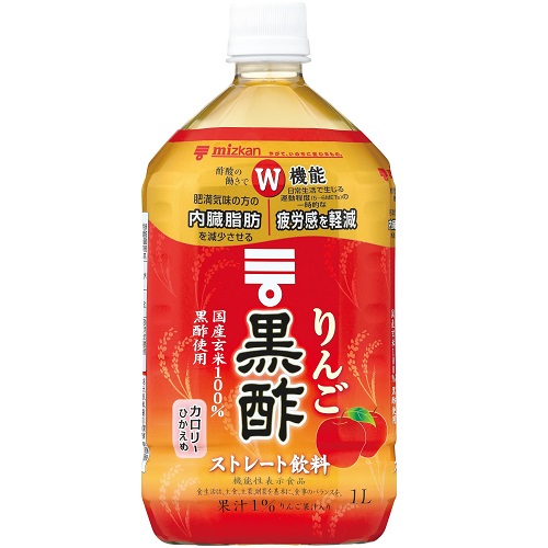 ミツカン　りんご黒酢　ストレート　１０００ｍｌ