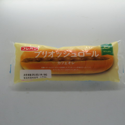 フジパン　ブリオッシュロールカフェオレ　１個