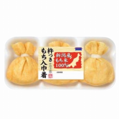 堀川　新潟産もち米１００％もち入り巾着　３個入