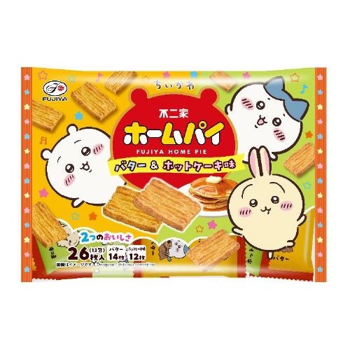 不二家　ちいかわ　ホームパイ　バター＆ホットケーキ味　２６枚