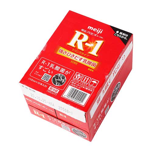 明治　Ｒ－１ドリンク箱　　　　　　　　　１１２ｍｌ×１２