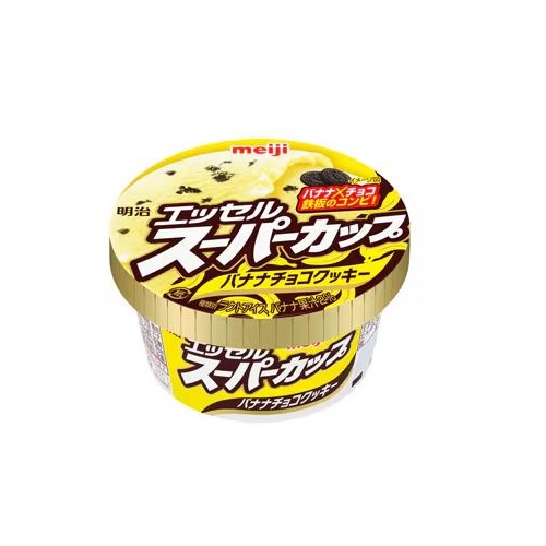 『冷凍』明治　スーパーカップ　バナナチョコクッキー 　２００ｍｌ