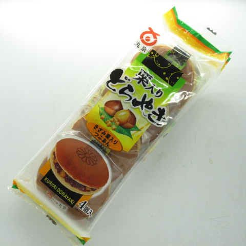 【お彼岸】丸京製菓　栗入りどらやき　４個