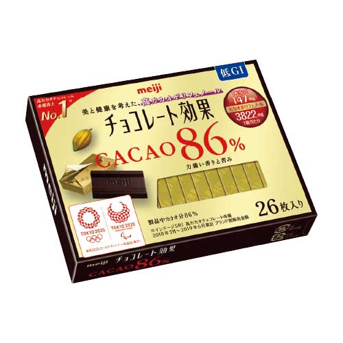 明治　チョコレート効果カカオ８６％　２６枚