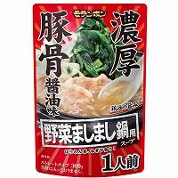 モランボン　野菜ましまし鍋　濃厚豚骨醤油　１袋