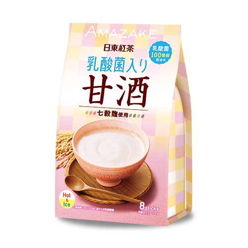 三井農林　日東紅茶　乳酸菌入り甘酒　８本
