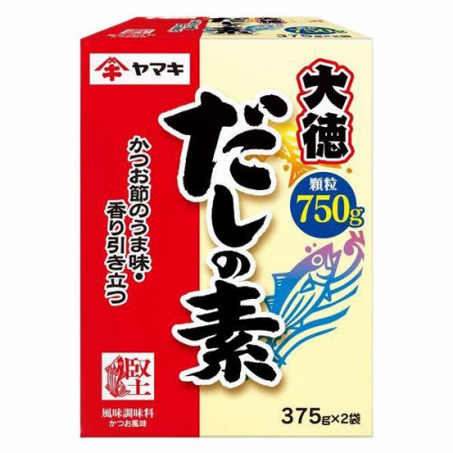 ヤマキ　だしの素大徳　７５０ｇ（３７５ｇ×２袋）