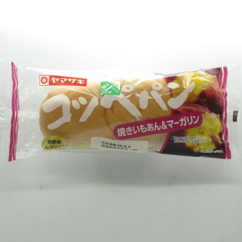 ヤマザキ　コッペパン焼きいもあん　１個