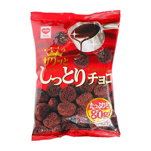 リスカ　サクサクしっとりチョコ　８０ｇ