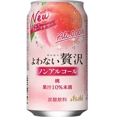 アサヒ　よわない贅沢　桃　３５０ｍｌ
