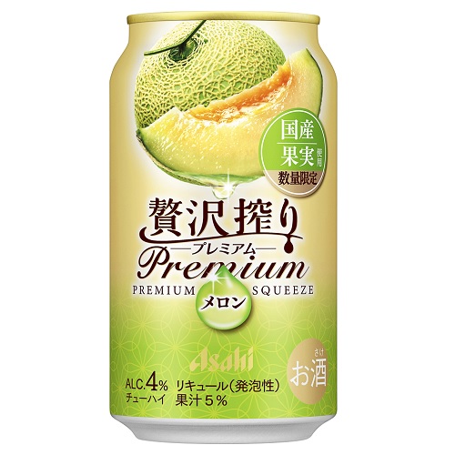 アサヒ　贅沢搾りプレミアム　メロン　３５０ｍｌ